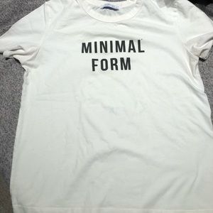 Zara “Minimal Form” graphic Tee